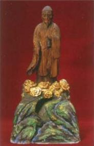 木造普化禅師立像の写真