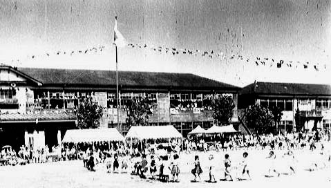 昭和28年頃の北部小学校の運動会の写真