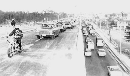 昭和40年8月、国道6号線金町バイパス開通