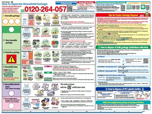 ごみ捨て方チラシ