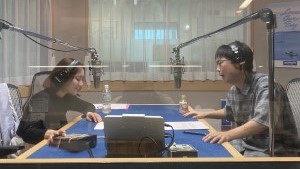 ラジオCMの収録の様子