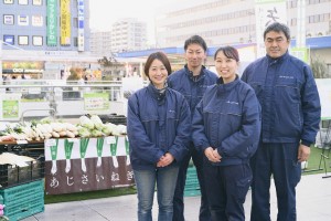 柏路地裏マルシェの様子