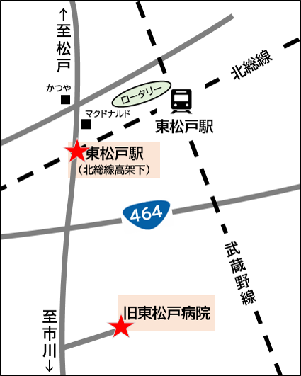 東松戸駅（北総線高架下）詳細