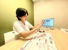 患者さんへの説明の様子