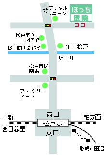 ほっち医院地図