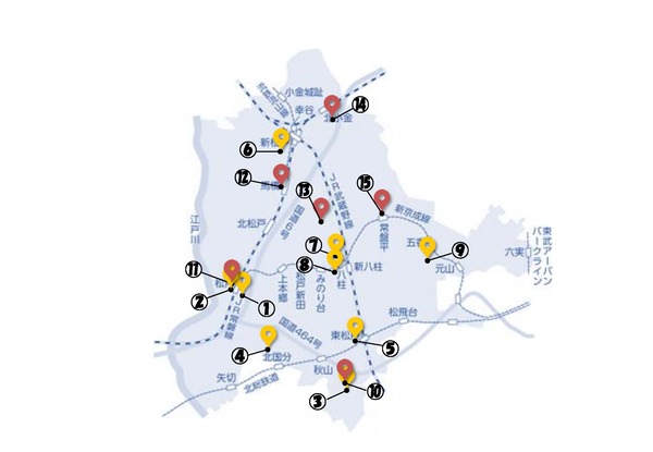 薬局の地図