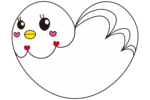 松戸市虐待防止推進キャラクター「ハートはと」