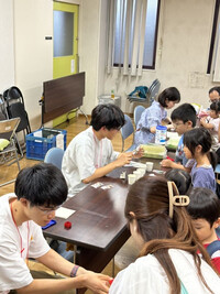 塩分濃度測定の様子