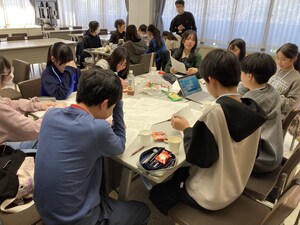 発表資料作りの様子