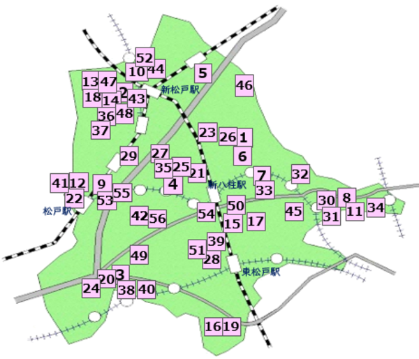 子ども食堂の地図