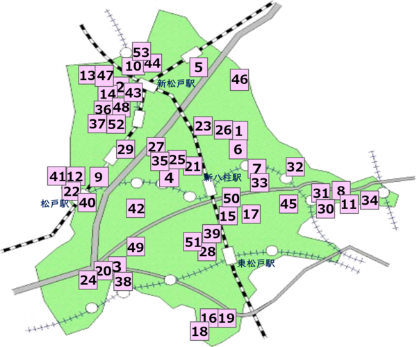 子ども食堂の地図