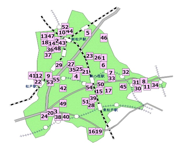 子ども食堂の地図