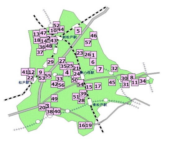 子ども食堂の地図