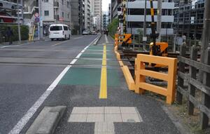 松戸3号踏切の工事後写真