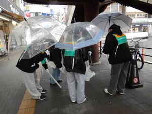 ごみ量調査の様子1