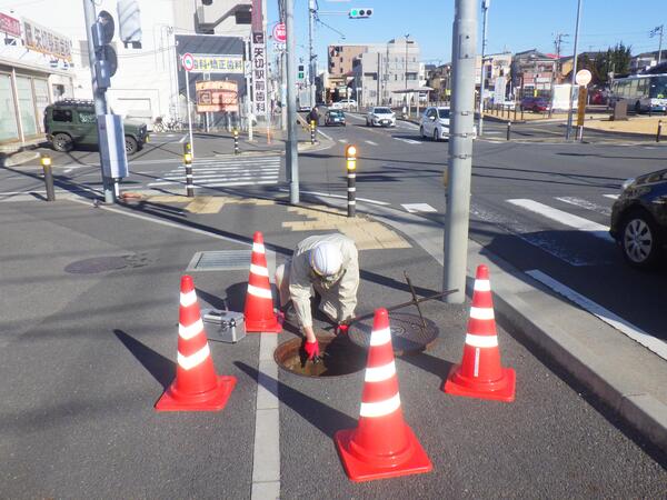 緊急点検の写真