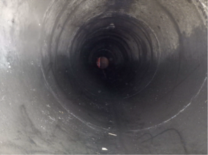 雨水管の写真