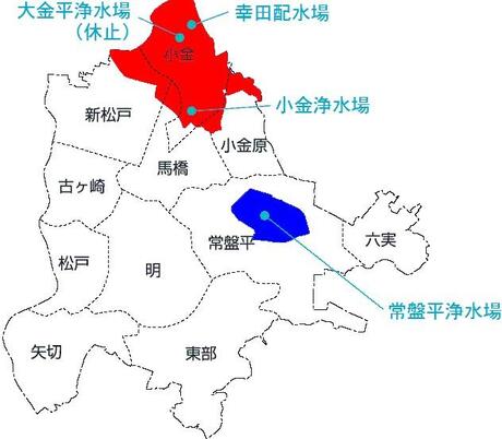 給水区域地図