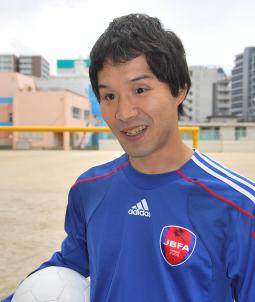 ブラインドサッカー 日本代表 佐々木康裕さん 松戸市