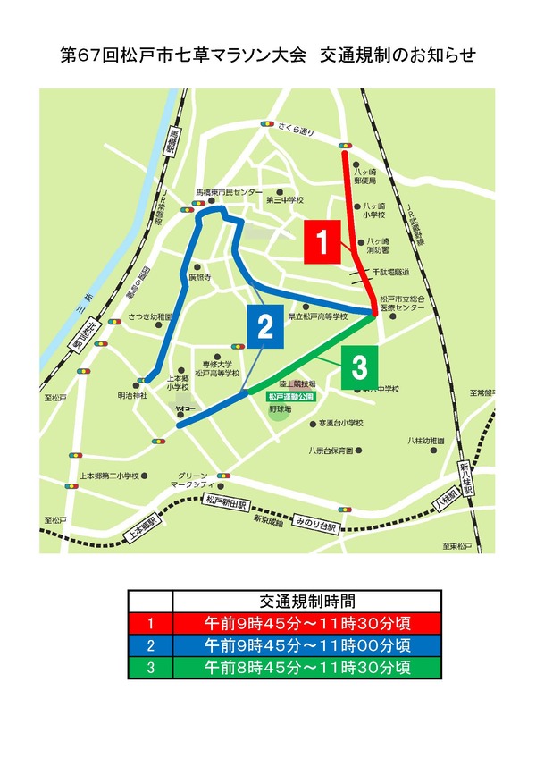 交通規制図