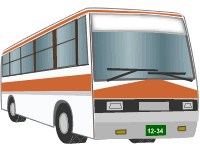 バスのイラスト