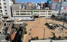 松戸駅西口ペデストリアンデッキ画像