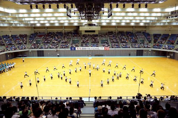 東関東マーチングコンテスト 和名ヶ谷中学校写真