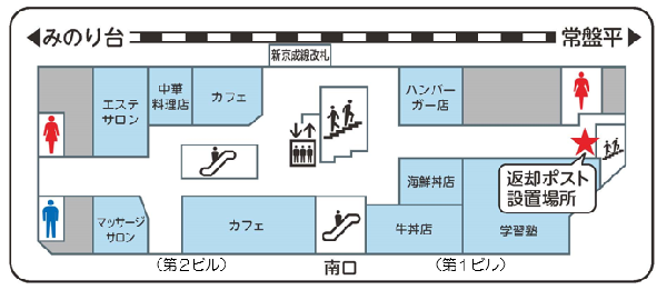 八柱駅マップ