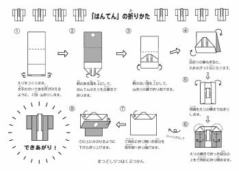 はんてんの折り方