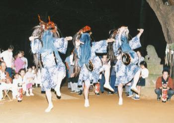 和名ヶ谷の獅子舞の画像