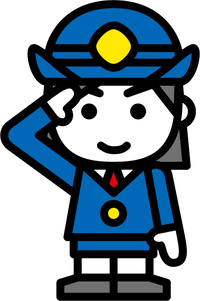 敬礼消防職員女