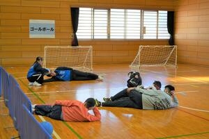 ゴールボールのレクチャー