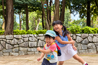 公園で遊ぶ公園