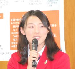 横尾千里選手の顔写真