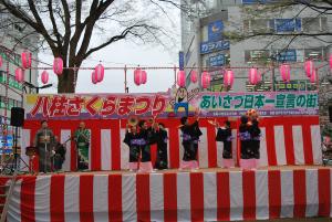 八柱さくら祭りの写真（舞台の様子）