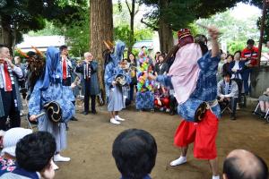 上本郷の獅子舞