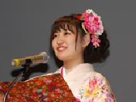 新成人の主張で話す西宮さんの画像