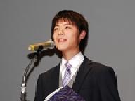 新成人の主張で話す豊田さんの画像