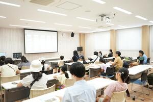リサイクルセンターでの説明