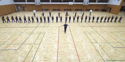 マーチングの練習風景2