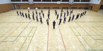 マーチングの練習風景3
