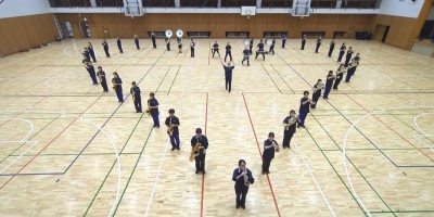マーチングの練習風景4