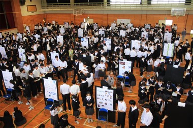 千葉県立小金高等学校の探究活動発表会