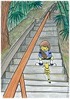 斜面にある階段の挿絵
