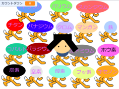 なかなか難しいよ！元素クイズ！