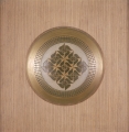 金彩花の額皿