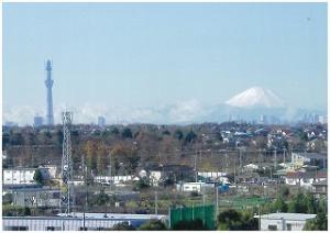 富士山とスカイツリー1