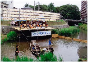 松戸宿坂川献灯まつり