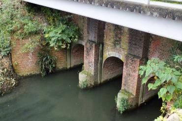 小山樋門（レンガ橋）