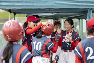 三中の選手たち